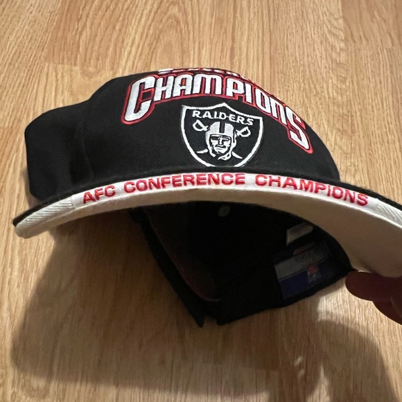 Vintage 2002 Raiders AFC Championship Super Bowl Hat - Picture 4 of 6